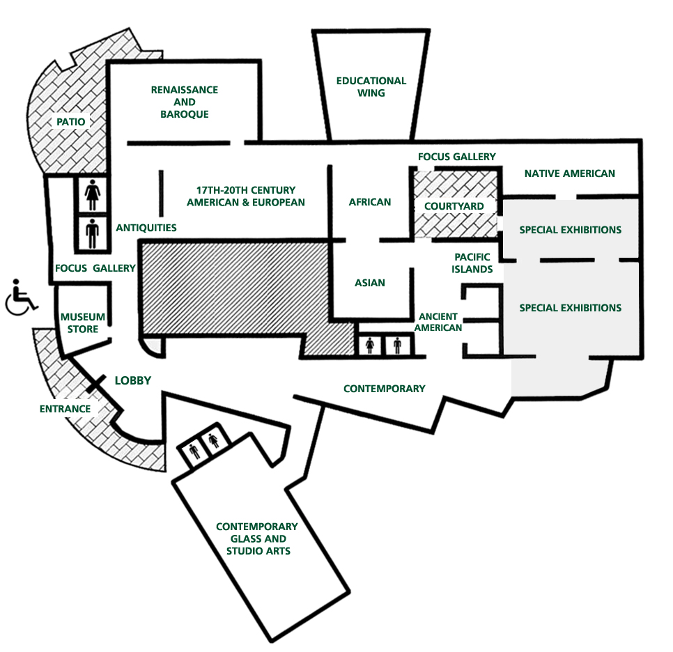 Floor Plan Lowe Art Museum University of Miami